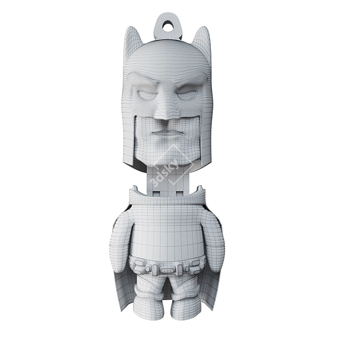 Legendary Hero: Batman USB Flash Drive 3D model image 3