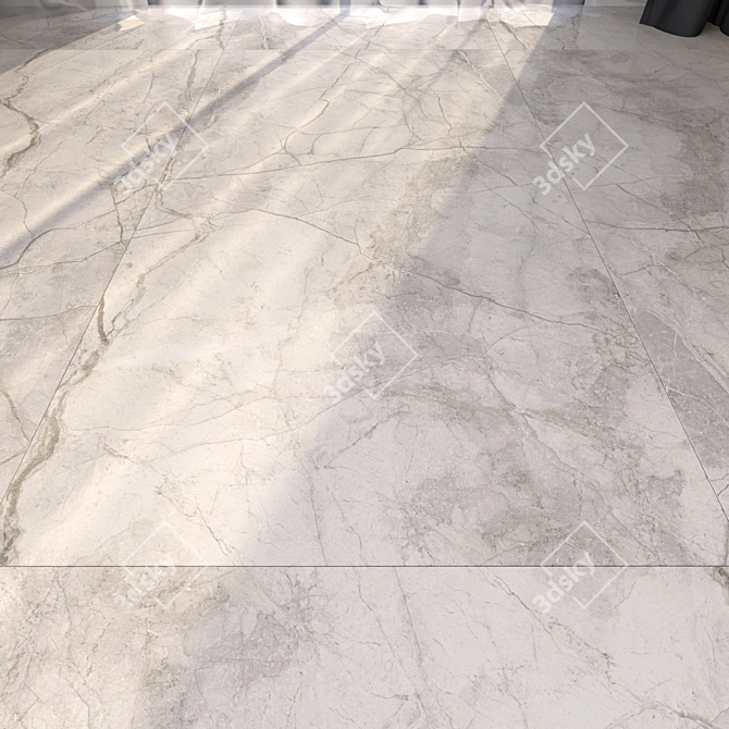 Premium Marble Floor Tiles 3D model image 3