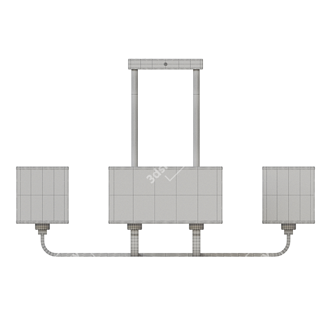 MW-Light Prato Ceiling Chandelier 3D model image 3