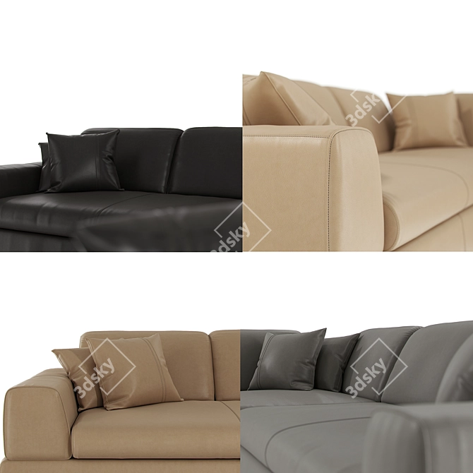 Alberta Salotti Accabi Sofa 3D model image 2