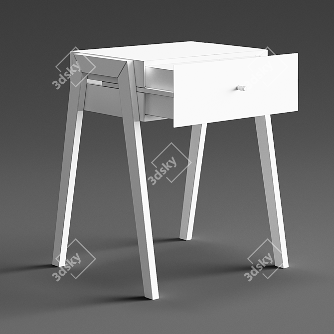 Storm Nightstand: Sleek and Stylish 3D model image 3
