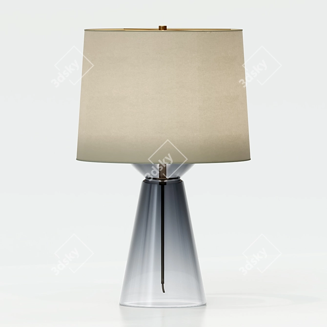 Sleek Baker Table Lamp 3D model image 1