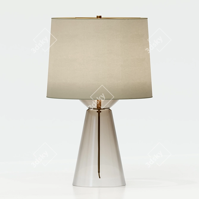 Sleek Baker Table Lamp 3D model image 2