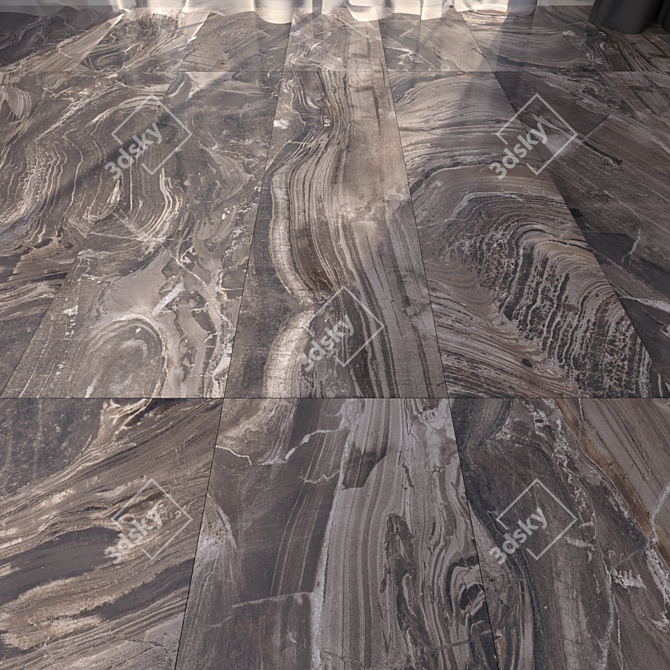 Luxury Marble Floor Tiles 3D model image 1