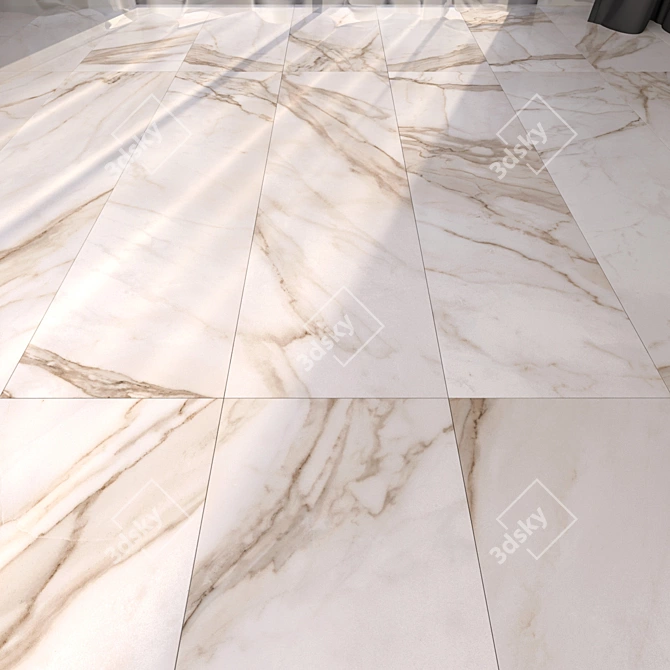 Elegant Marble Floortile Collection 3D model image 3