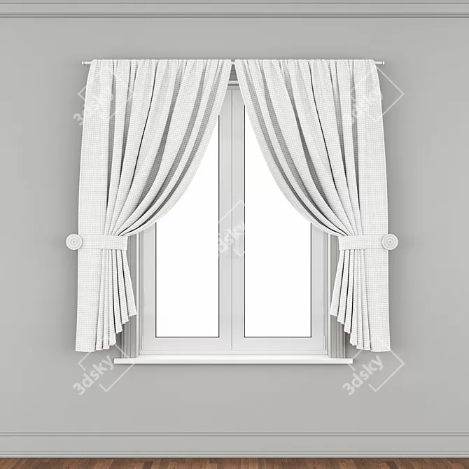 PBR-enhanced Curtain for Corona 3D model image 2