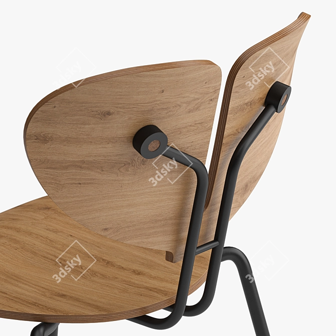 Title: Nordic Tales Moth Chair: Elegant and Versatile 3D model image 4