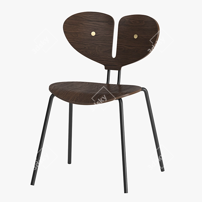 Title: Nordic Tales Moth Chair: Elegant and Versatile 3D model image 6