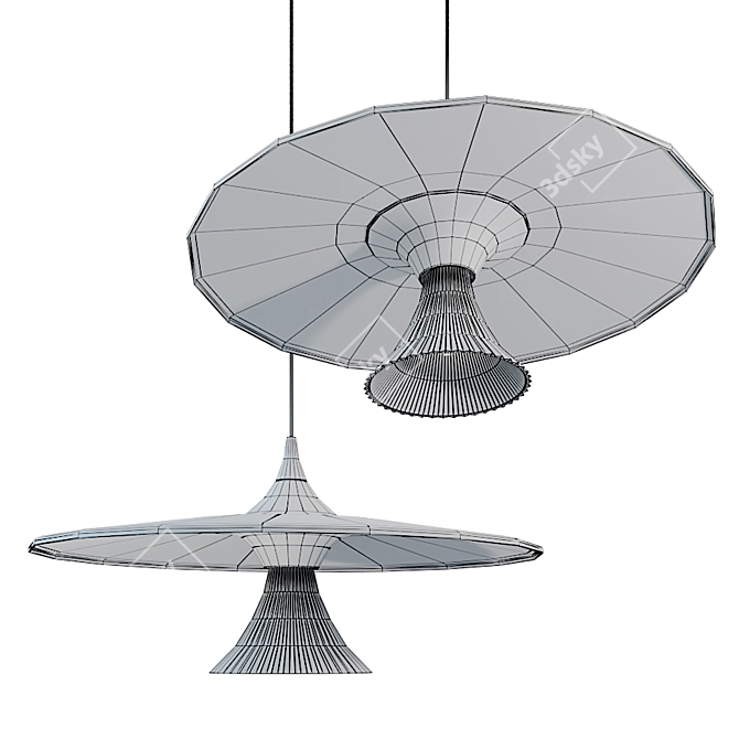 Modern Minimal Pendant Light IPNO 3D model image 2