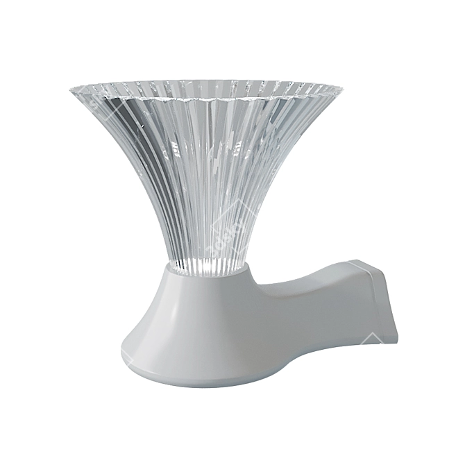 Sleek Wall Light Illuminates 3D model image 1