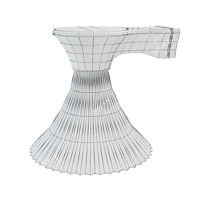 Sleek Wall Light Illuminates 3D model image 3