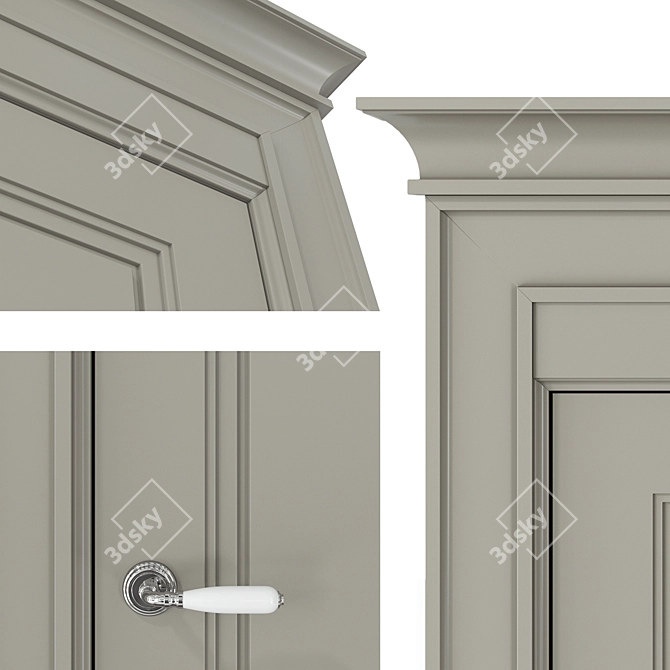 Liberty Lani Collection: Elegant & Modern Doors 3D model image 2