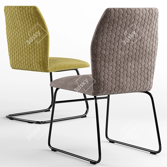 Hexa Calligaris Connubia - Stylish, Versatile Unwrap Chair 3D model image 2
