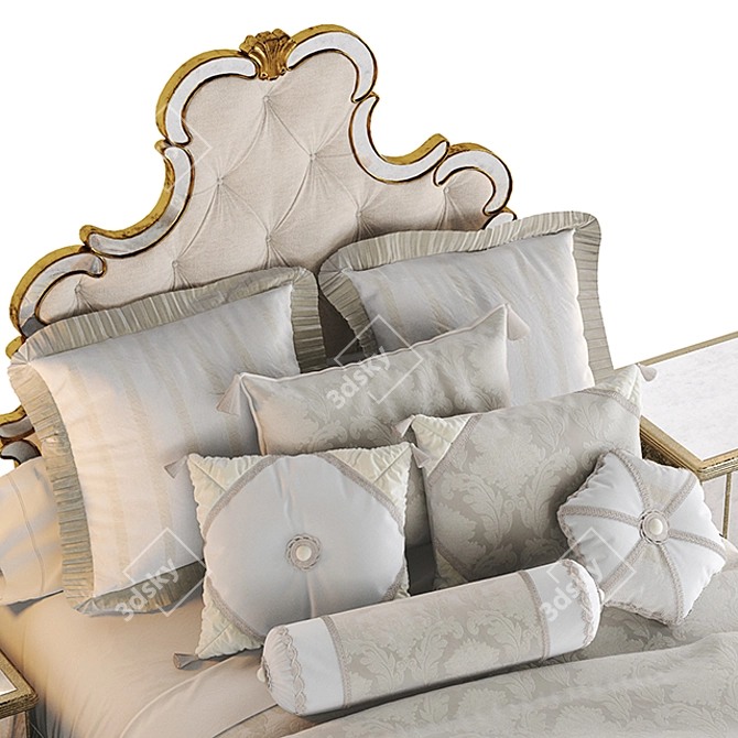 Luxury Dian Austin Couture Bedding 3D model image 2