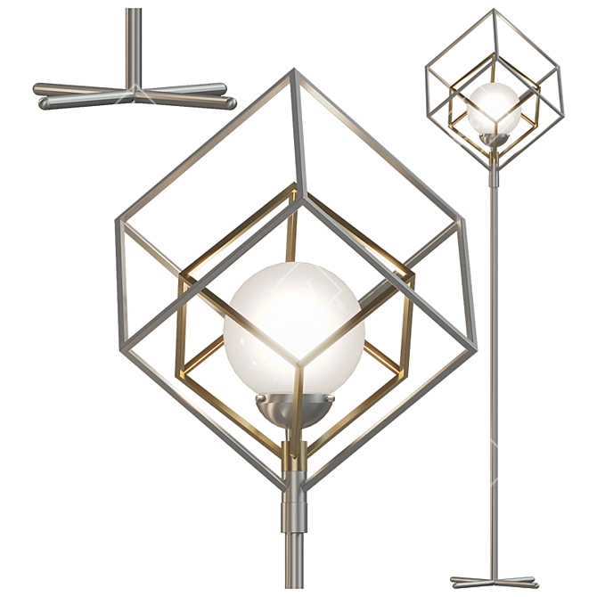 DeMarkt Prism Floor Lamp 3D model image 1