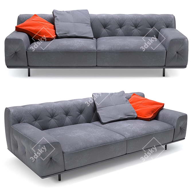 Luxury Lounge Sofa: O'PRIME Ritz 3D model image 1