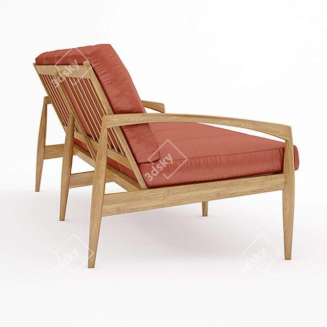 Contemporary Paper Knife Sofa 3D model image 2