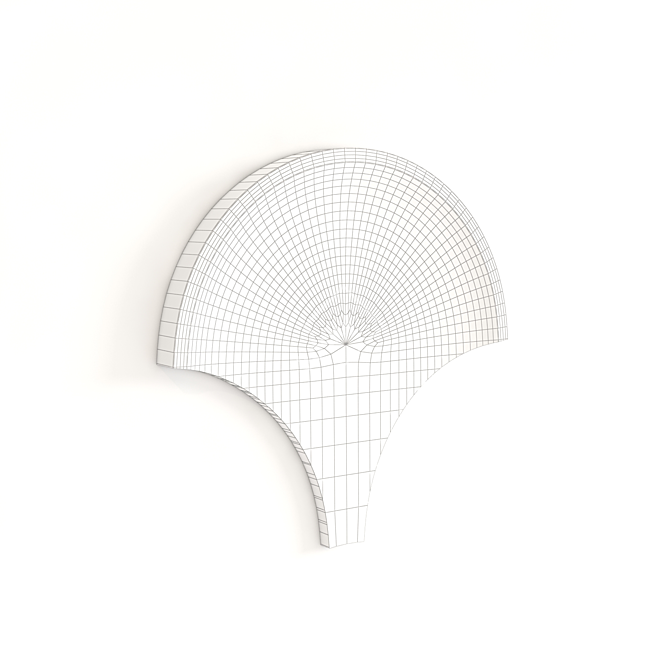 Large 3D Gypsum Panel 3D model image 3