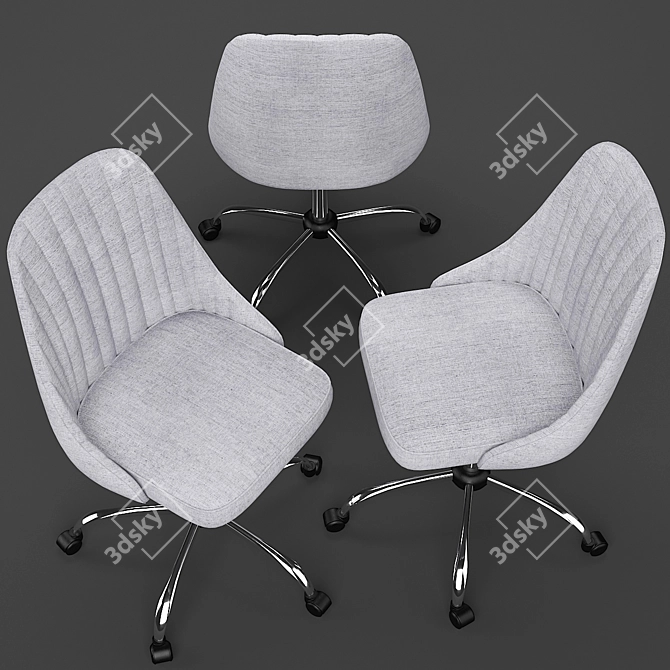 Ergonomic Office Chair 14 3D model image 3