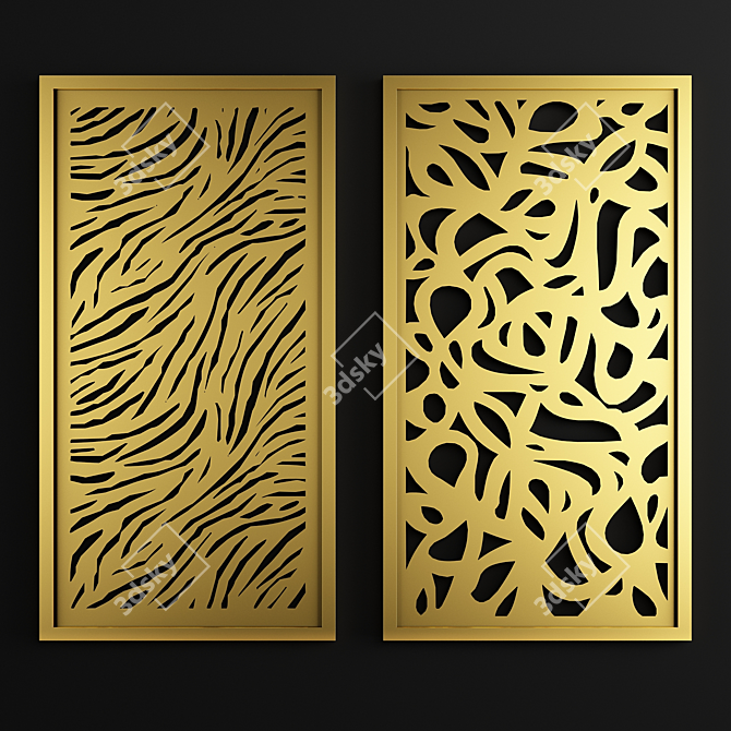 Archived Decorative Panel 27 3D model image 1