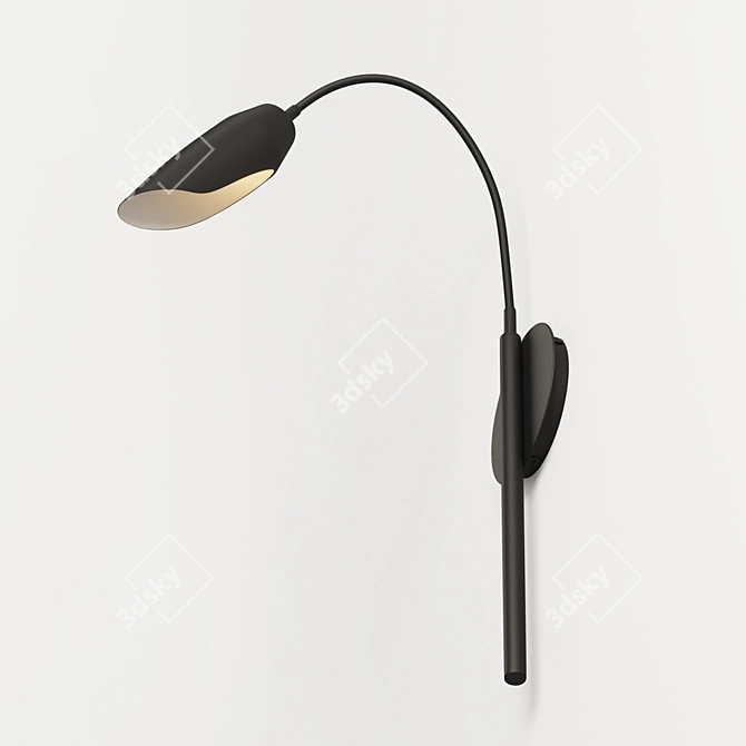 Petal Swing Arm Sconce 3D model image 2