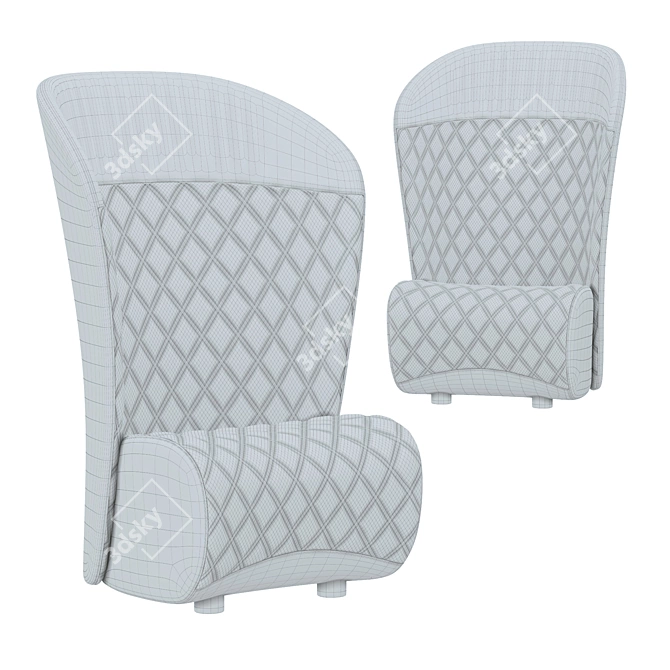 KASTEL KOCCOLA TOP Chair: Sleek Design & Premium Comfort 3D model image 3