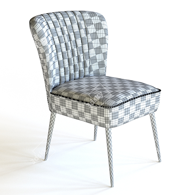 Dutchbone Smoker Chair: Stylish and Comfortable 3D model image 2