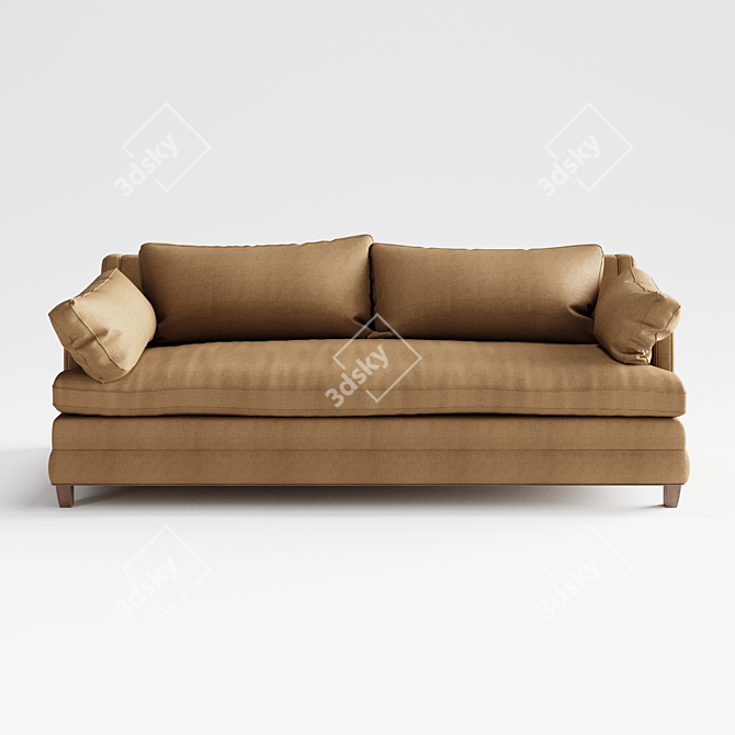 Dale Transformable Sofa - Stylish & Comfy 3D model image 1