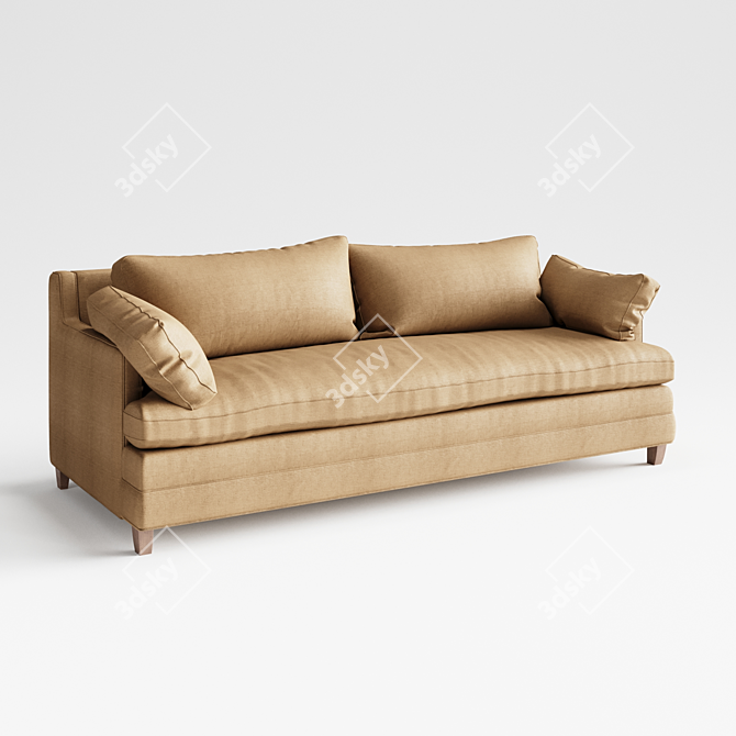 Dale Transformable Sofa - Stylish & Comfy 3D model image 2