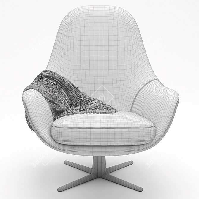 Luxury Comfort: Flexform Sveva Soft 3D model image 3