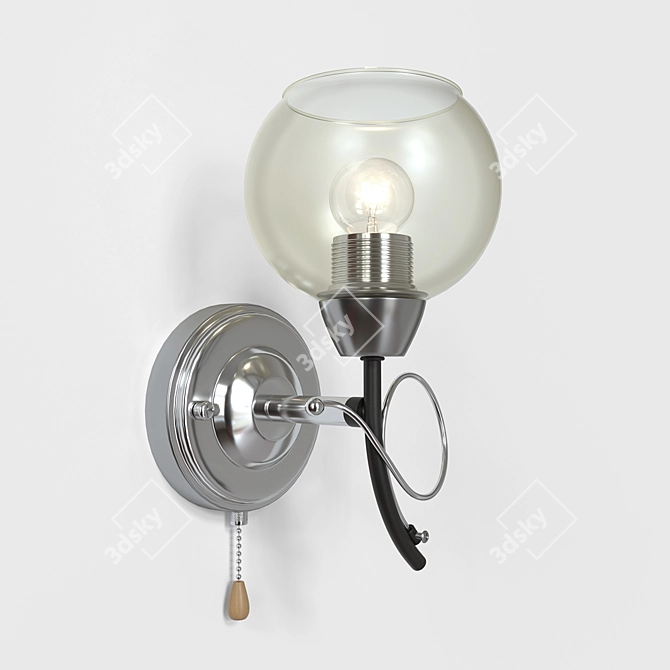 Melefa 3507/1W: Sleek Italian High-Tech Sconce 3D model image 2