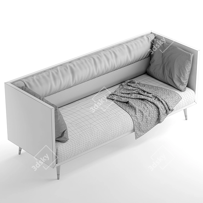 Modern Comfort Sofa 3D model image 2