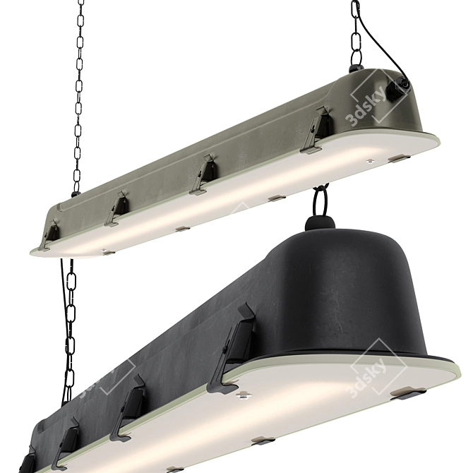 Elegant Porringer Lamp: Stylish & Detailed 3D model image 3