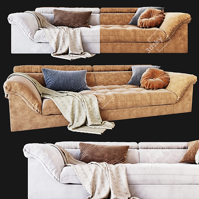 Vosart WEST 5: Sleek and Stylish Modern Design 3D model image 1