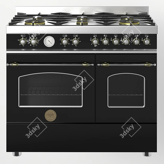 Title: Bertazzoni Heritage Gas Stove 3D model image 1