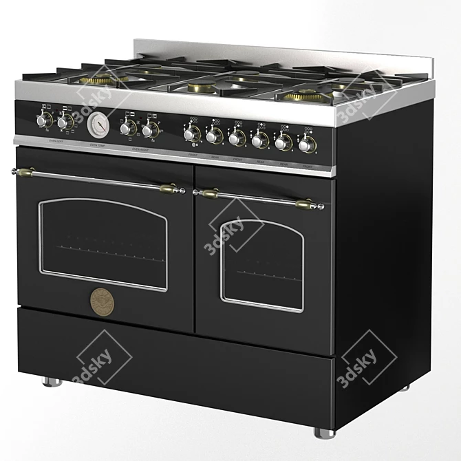 Title: Bertazzoni Heritage Gas Stove 3D model image 2