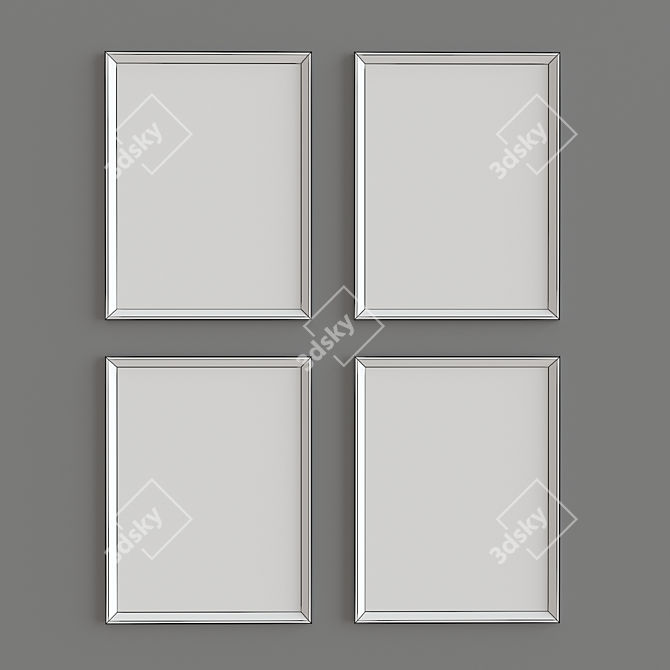 Minimalistic Aquarelle Set 3D model image 3