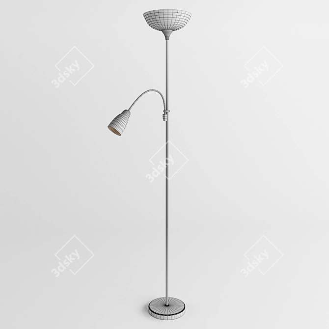 Elegant Torchere ODEON Light 3D model image 3