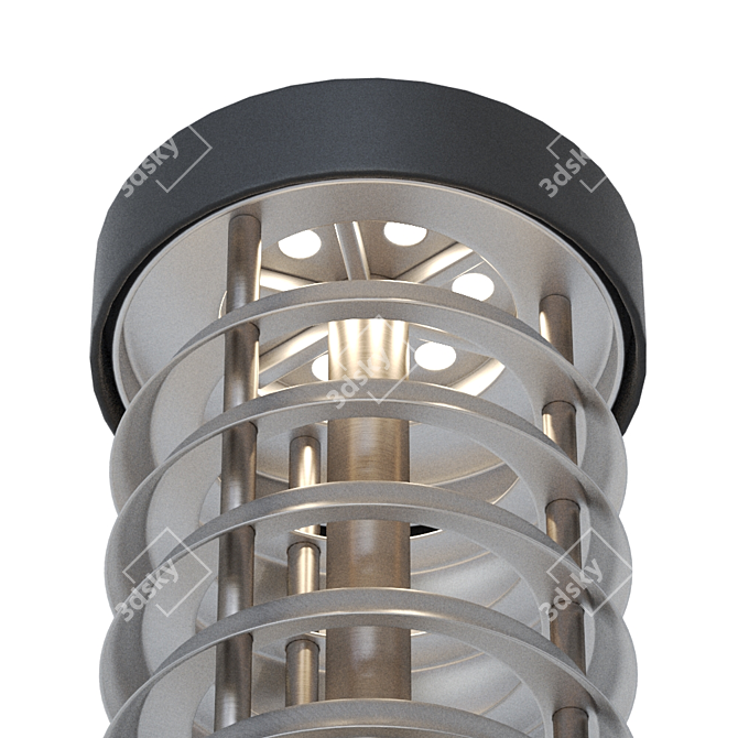 DeMarkt Mercury Outdoor Wall Light 3D model image 2