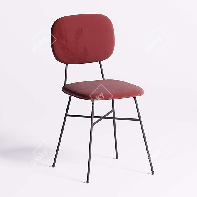 NORM Soft Chair: Comfortable and Stylish 3D model image 1