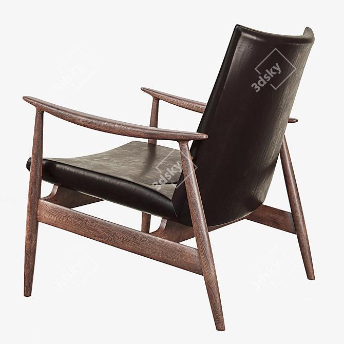 Luxurious Ritzwell Rivage Easy Chair 3D model image 2