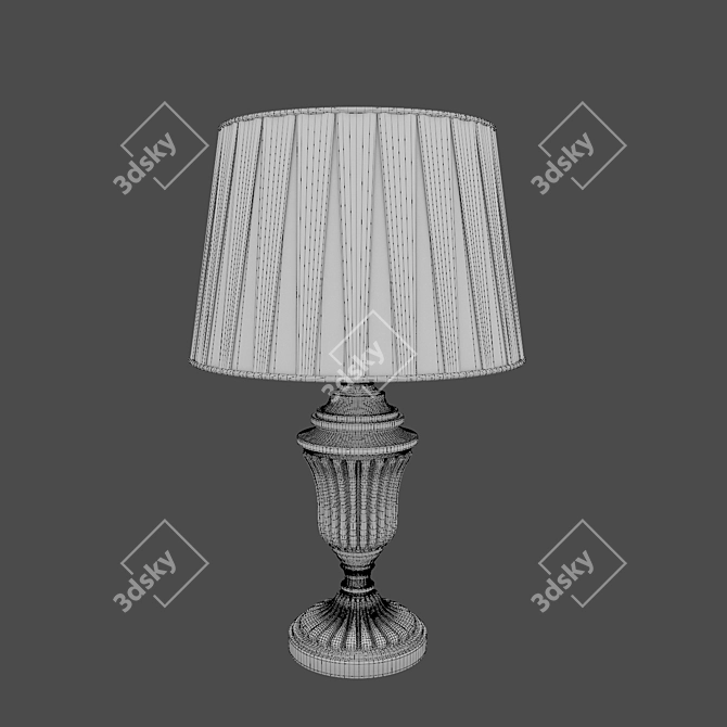 Elegant Bedside Illumination 3D model image 2