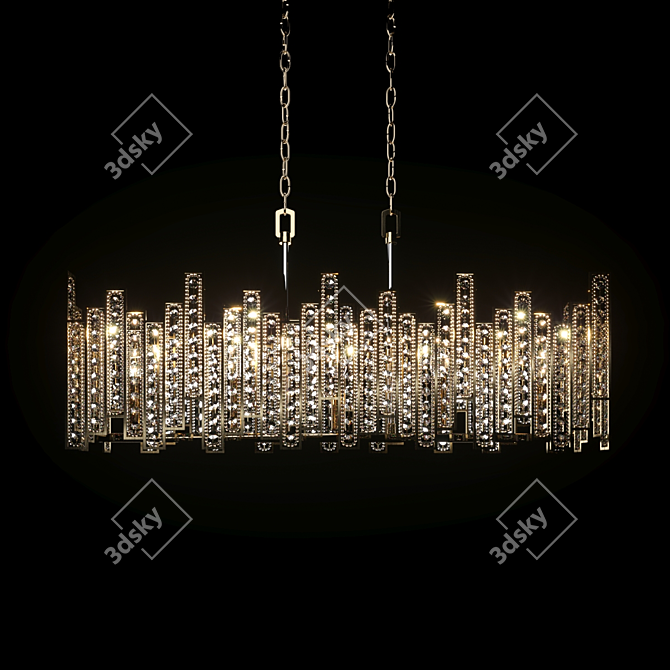 Classic Elegance Chandelier 3D model image 1