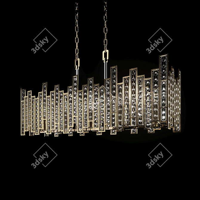 Classic Elegance Chandelier 3D model image 2