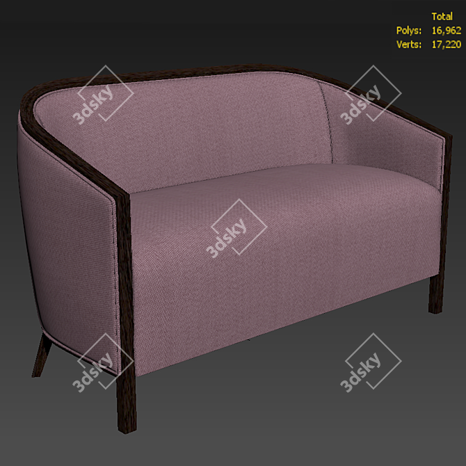 Modern London Sofa - Stylish and Comfortable 3D model image 3