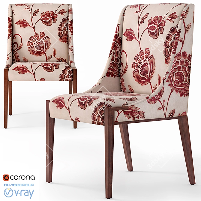 Lisse Chair: Modern Elegance by Dmitriy & Co. 3D model image 1