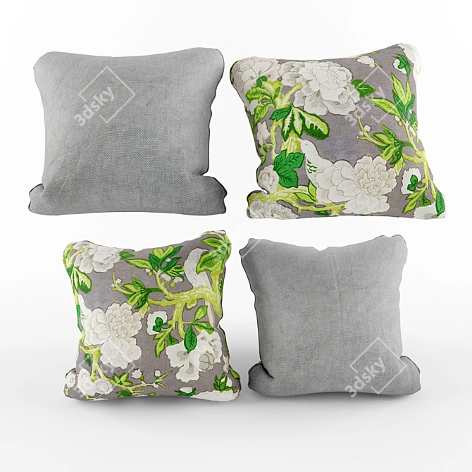 Schumacher Bermuda Blossoms Set 3D model image 1