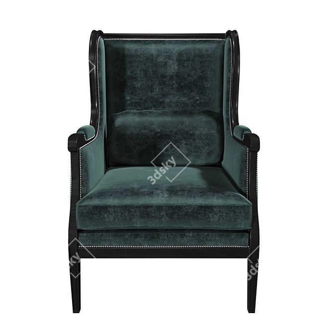 Gallia Armchair | Seven Sedie Collection 3D model image 2