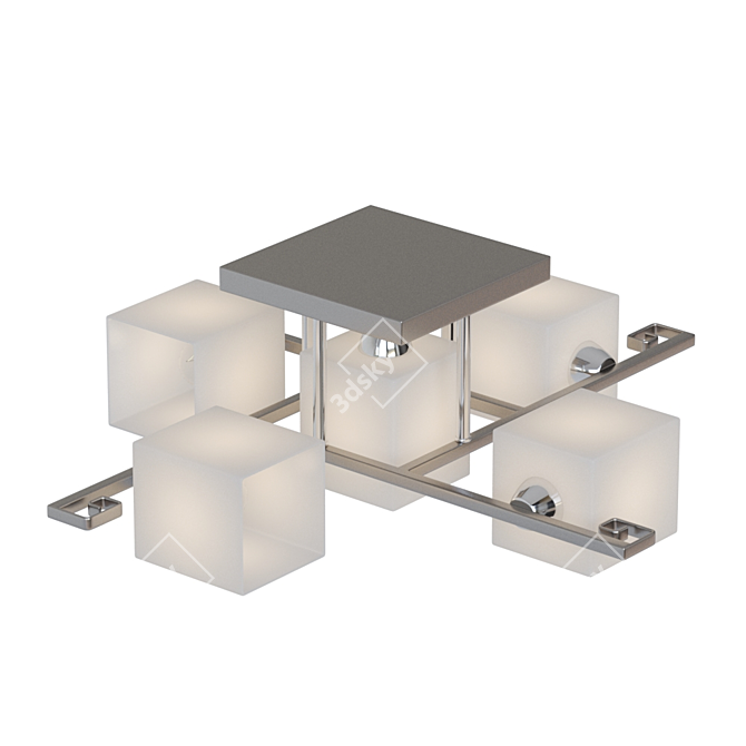 DeMarkt Tetro Ceiling Light 3D model image 2
