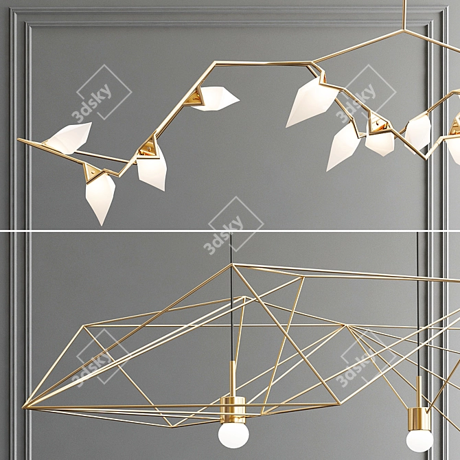 Elegant Seed & Crystalline Light 3D model image 2